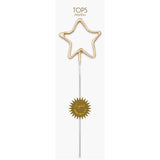 Gold Star Sparkler Wand 8"