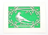 Paloma - A Lovely Dove: Dark Green / A2