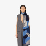 Scarf Les Cheris Blue
