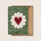 Marble Greetings Card: Heart