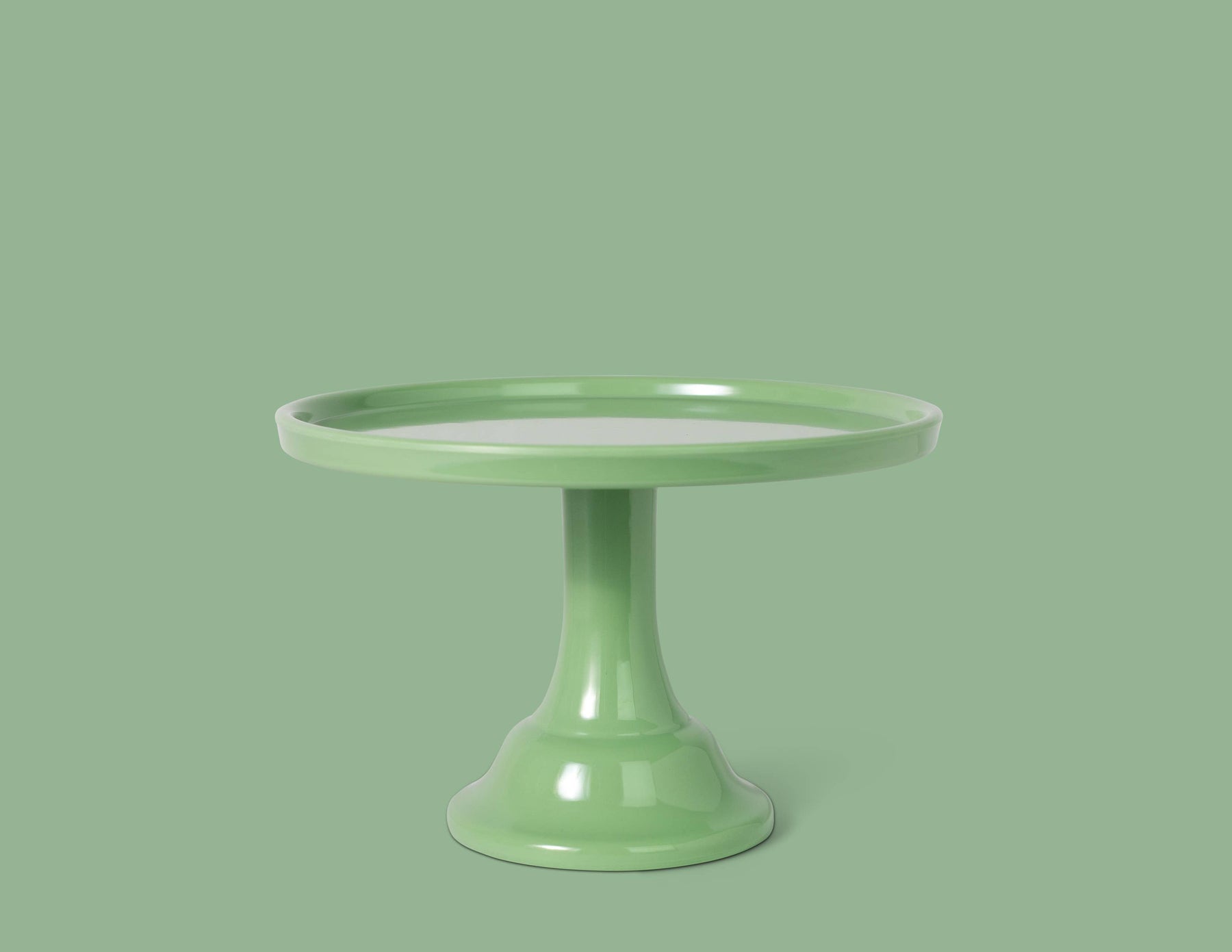 Melamine Cake Stand Small Sage Green