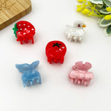 Mini Hair Clip Strawberry