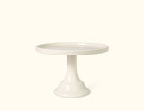 Melamine Cake Stand Small Linen White