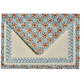 Set of Notecards and Envelopes Sea Urchin Sky and Cocoa