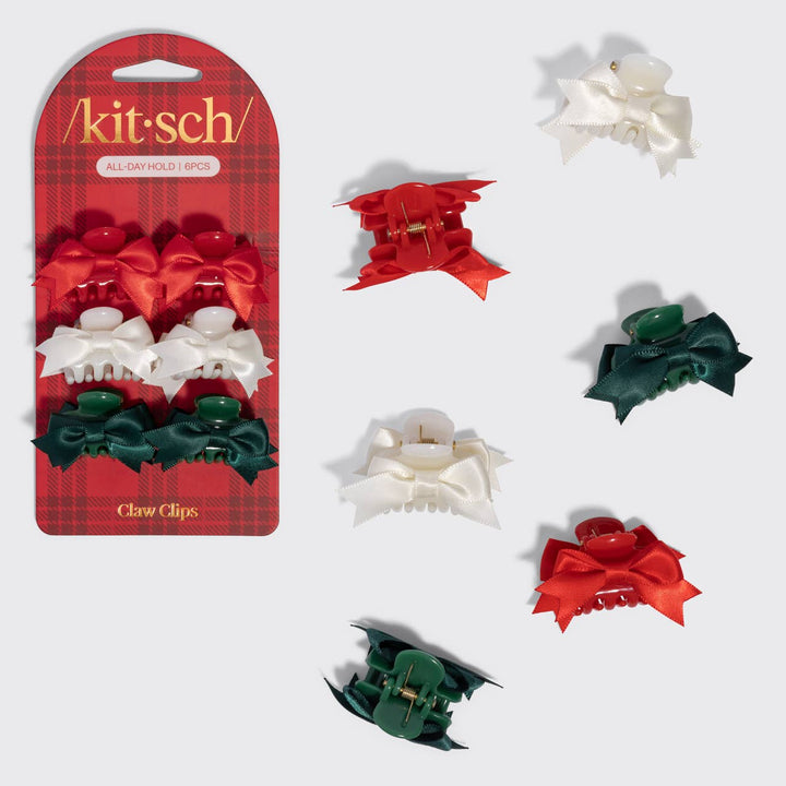 Holiday Mini Claw Clips 6 Set