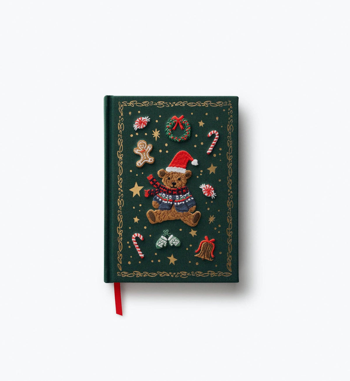 Beary Christmas Embroidered Journal