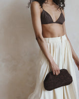 Costa Clutch in Brown