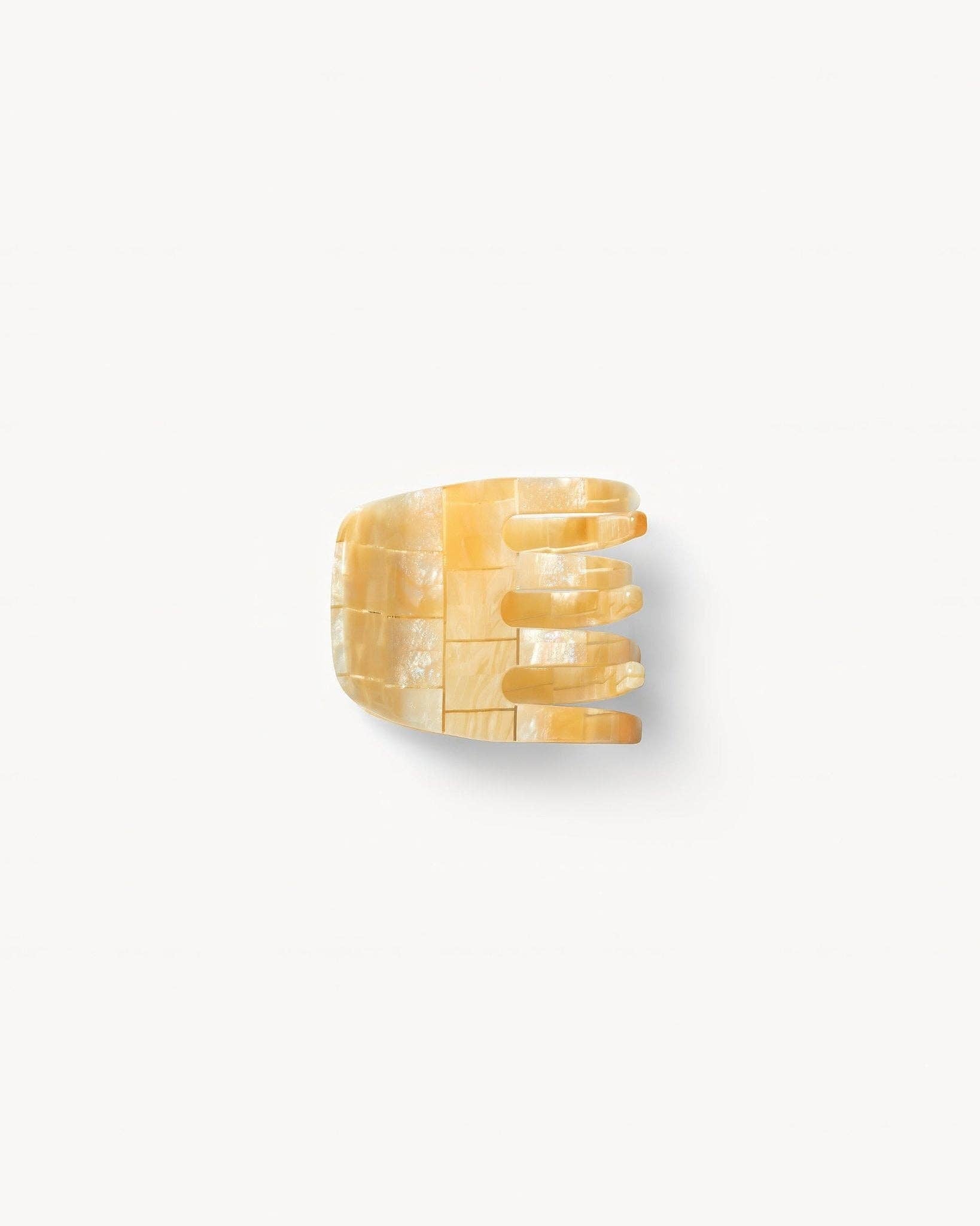 Mini Hair Clip Sea Shell Checker