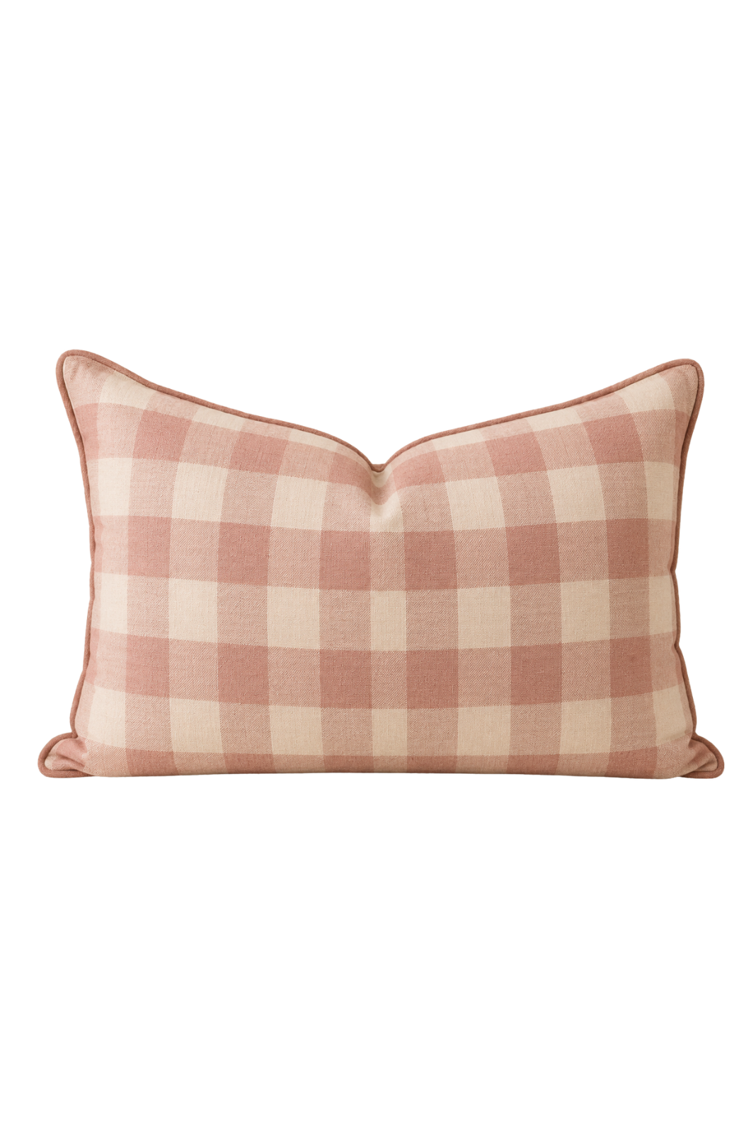 Pillow Gingham Roses 16x24