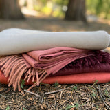 Alpaca Throw Porcelain