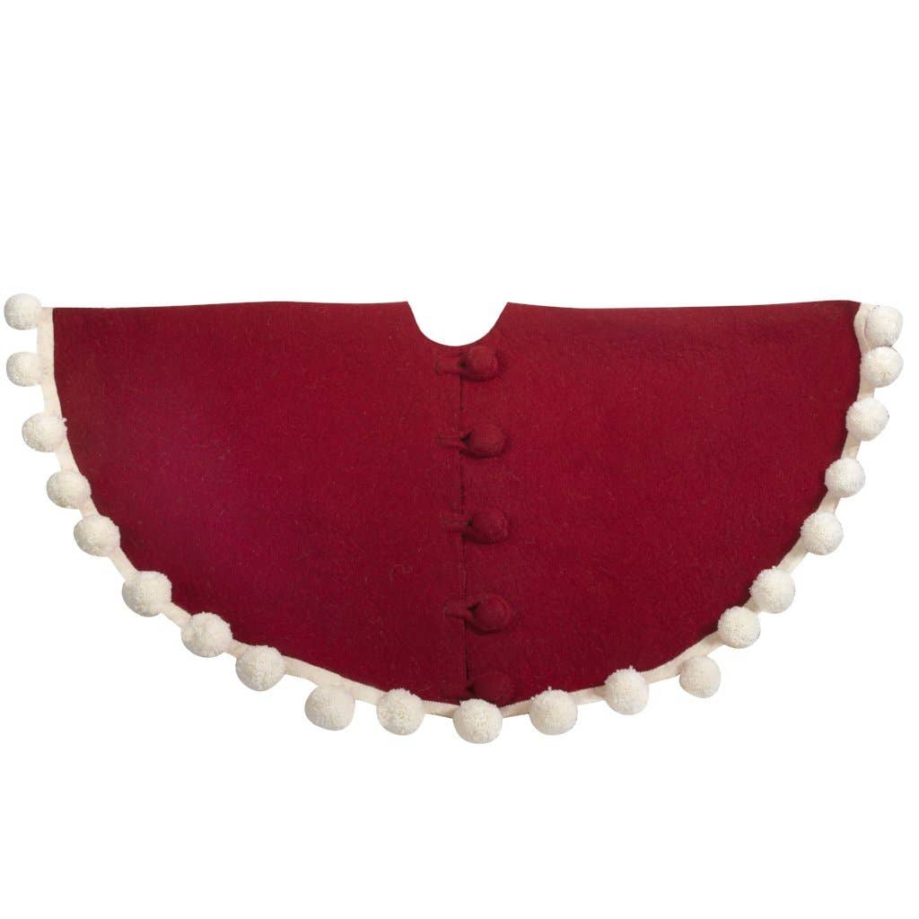 Tree Skirt Poms