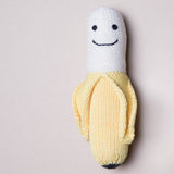 Baby Rattle Toy - Banana Rattle (Handmade): 4" long