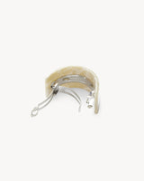 French Pony Barrette in Ivory