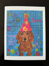 Dachshund Today Card