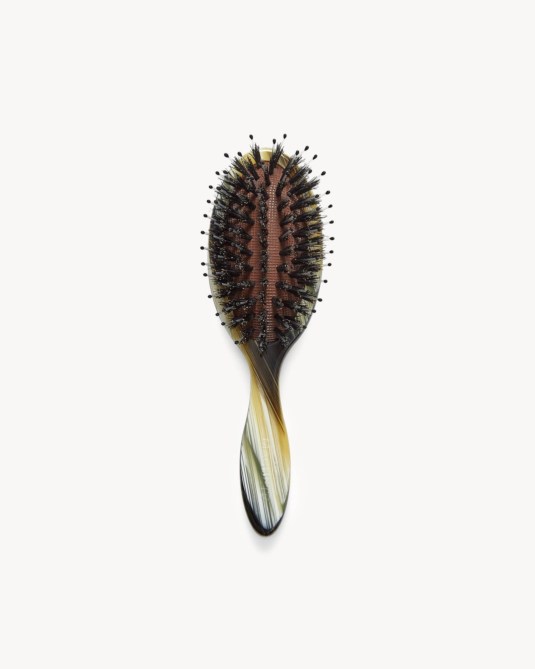 Petite Travel Hair Brush in Horn