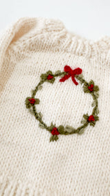 Wreath Sweater 2-3y
