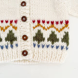 Tree Fair Isle Cardigan 12-24m