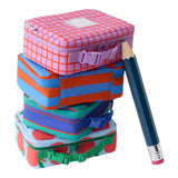 Cool Kid Lunch Box Navy & Green Stripe
