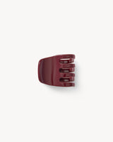 Mini Hair Clip Oxblood