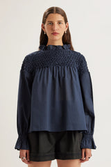 Majorelle Top Navy
