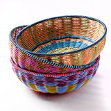 Maegen Woven Bowl Hot Pink