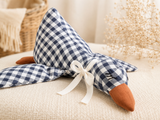 Grace the Goose Blue Plaid