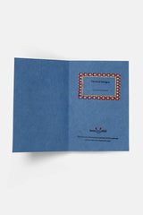 Blockprint A6 Notebook in Araminta Red