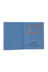 Blockprint A6 Notebook in Blue Daisies