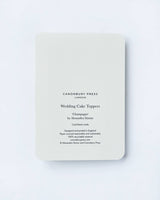 Wedding Cake Topper Champagne Greeting Card | Engagement
