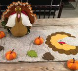 Hand Felted Turkey Runner