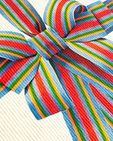 Candy Stripe Bow Greeting Card | Birthday Card