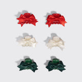 Holiday Mini Claw Clips 6 Set