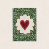 Marble Greetings Card: Heart
