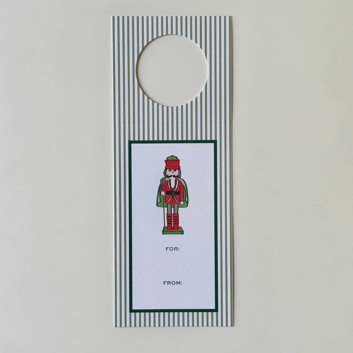 Wine Tag Nutcracker