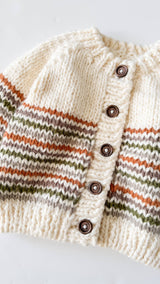 Woodland Stripe Cardigan 2-3y