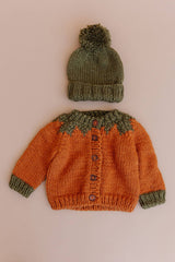 Pumpkin Cardigan 12-24m