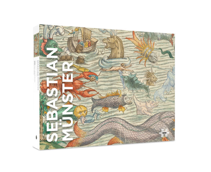 Puzzle Sebastian Münster: Sea Monsters 1000 Pieces