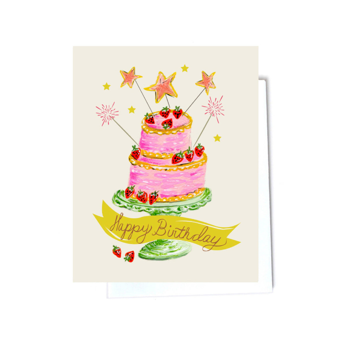 Tier Birthday Cake Card