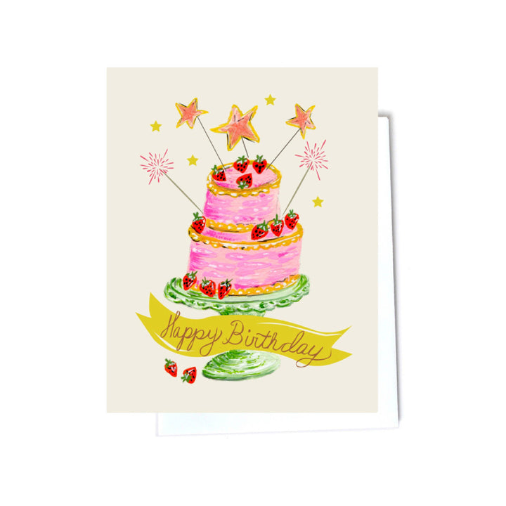 Tier Birthday Cake Card
