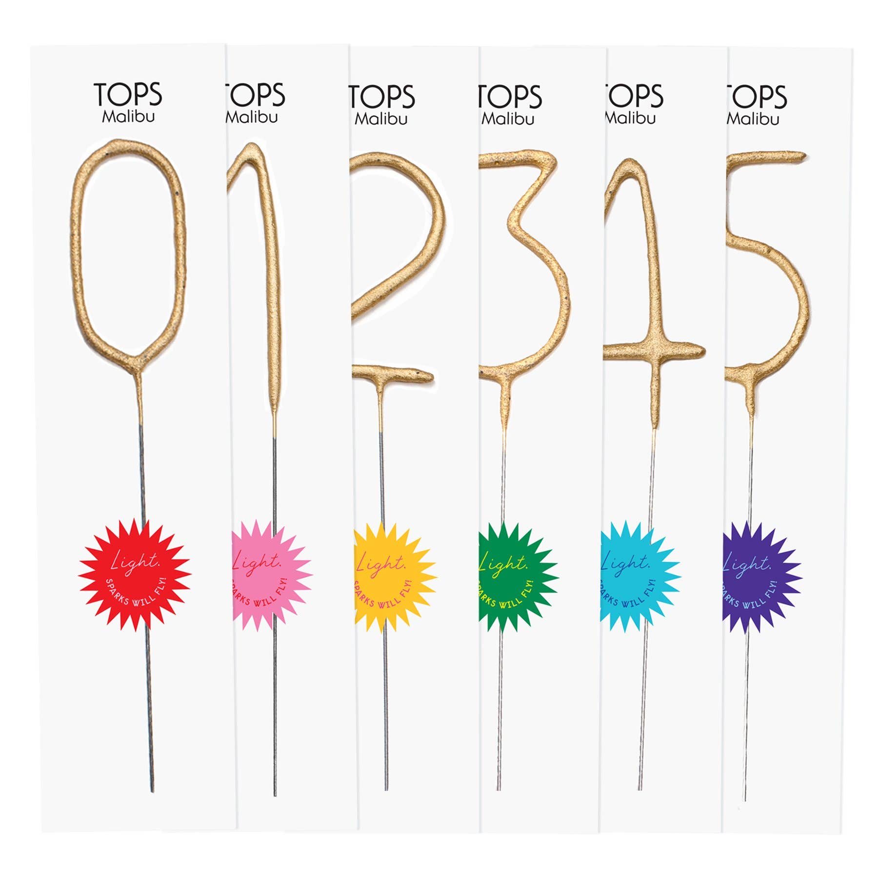 Golden Sparkler Wand Number 0