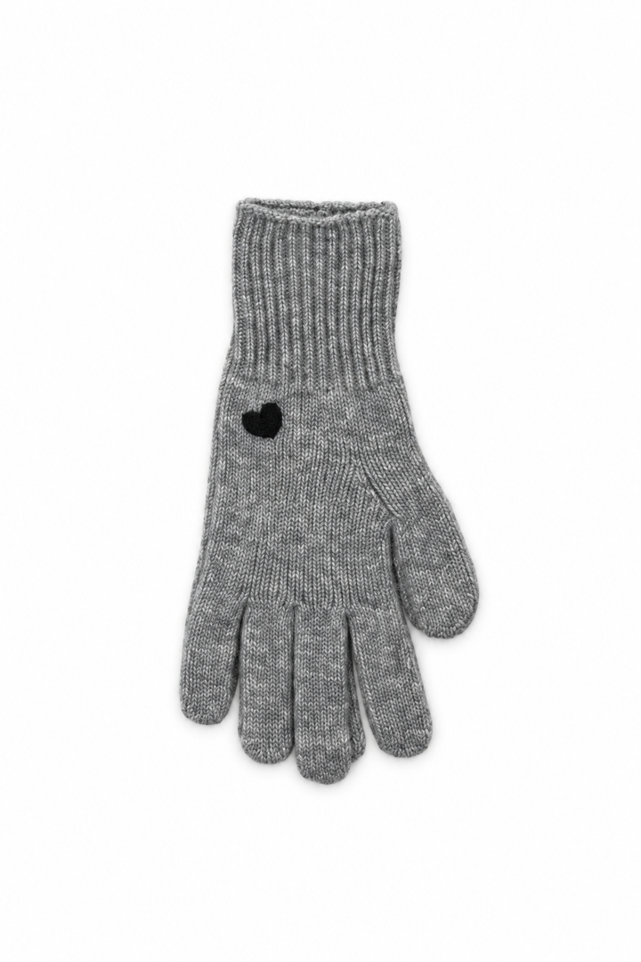 Cashmere Heart Gloves Mist
