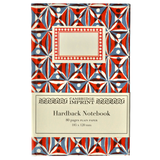 Hardback Notebook Kaleidoscope Red and Blue