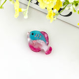 Ocean Fish Mini Claw Clip, Whale Hair Clip: Pink Blue