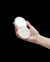 Circle Mirror in Perle Noir