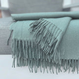 Alpaca Throw Misty Mountain