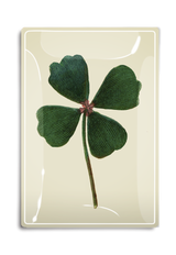 Decoupage Tray Lucky Four-Leaf Clover