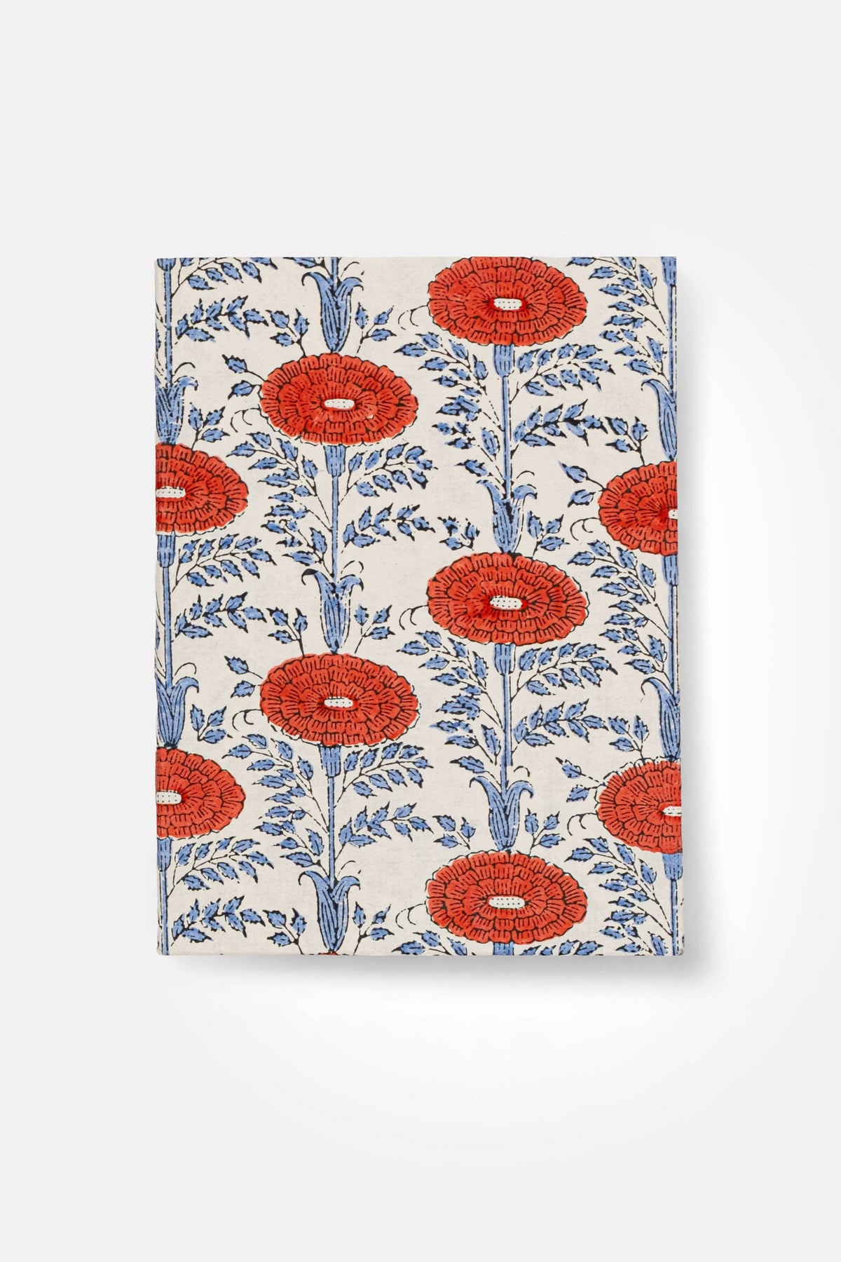 Blockprint A5 Notebook in Araminta Red