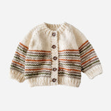 Woodland Stripe Cardigan 12-24m