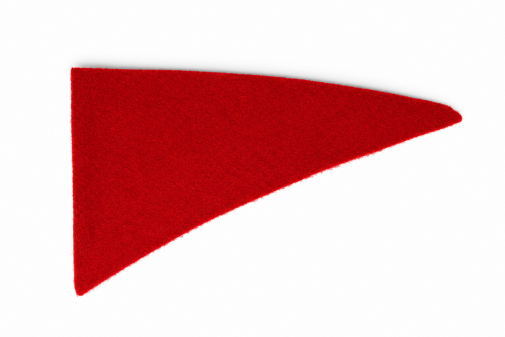 Cashmere Triangle Scarf Red