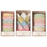 Cupcake Liners Round Pastel Stripe